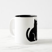 キャットマグカップ ツートーンマグカップ (正面左)