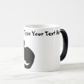 キャットマグコーヒーカップパーソナライズされたマグカップ猫好きカップ モーフィングマグカップ (正面右)