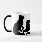 キャットマグコーヒーカップパーソナライズされたマグカップ猫好きカップ モーフィングマグカップ (左)
