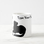 キャットマグコーヒーカップパーソナライズされたマグカップ猫好きカップ モーフィングマグカップ (中央)