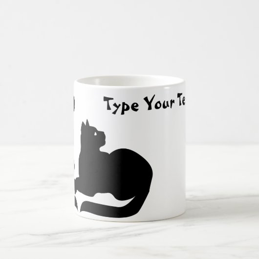 キャットマグコーヒーカップパーソナライズされたマグカップ猫好きカップ モーフィングマグカップ (中央)
