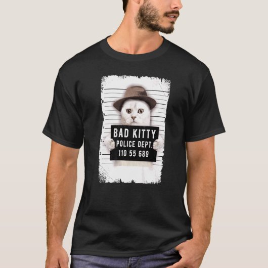キャットマグショット Tシャツ (正面)