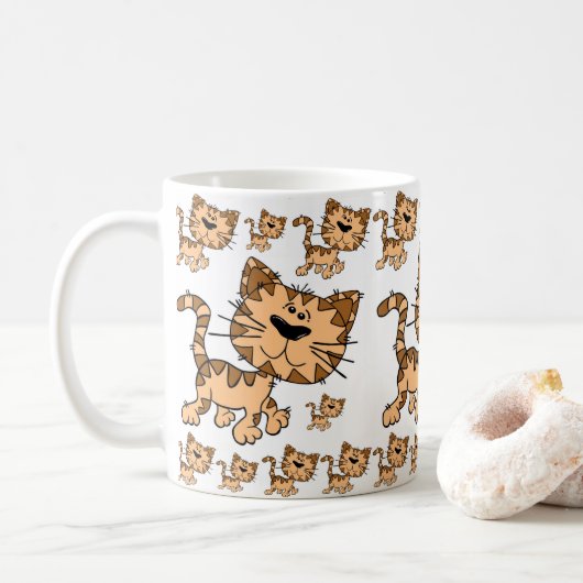 キャットマグ コーヒーマグカップ (ドーナツ)