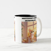 キャットマグ ツートーンマグカップ (正面右)