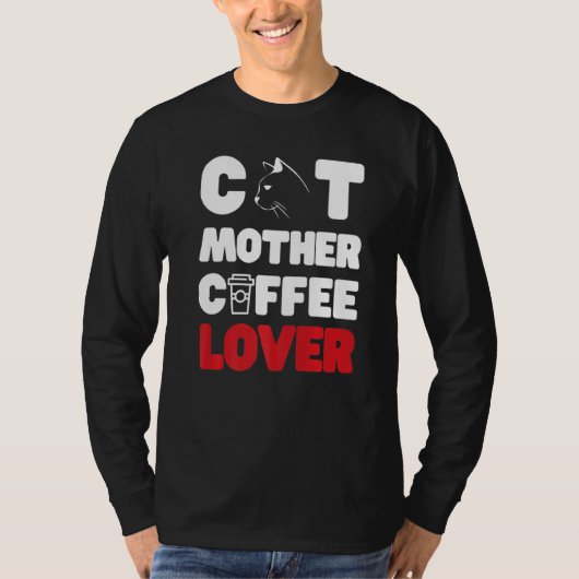 キャットマザーコーヒー Tシャツ (正面)