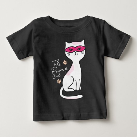 キャットマスクベビー ベビーTシャツ (正面)