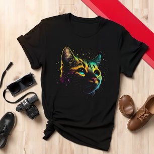 キャットマニアスアパーカラフル猫好き Tシャツ