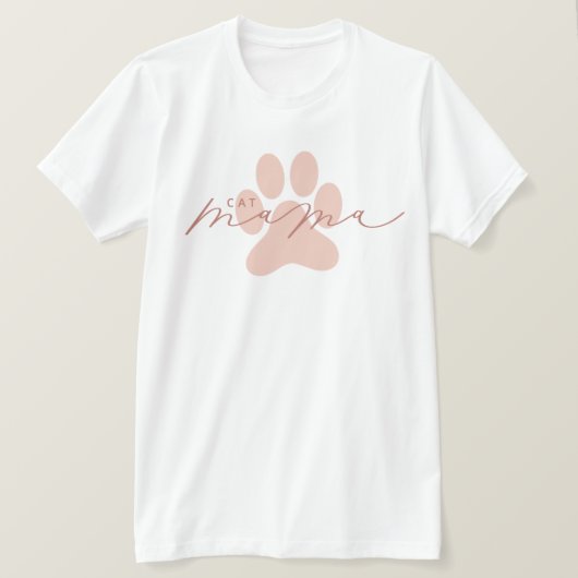 キャットママかわいいTシャツ Tシャツ (デザイン正面)
