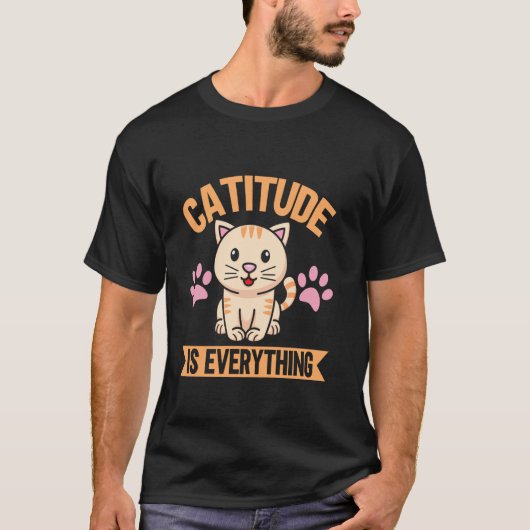 キャットママのための気高い猫の気分 Tシャツ (正面)