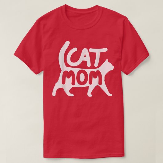 キャットママギフトおもしろいデザインキャットマモダンママザーM Tシャツ (デザイン正面)