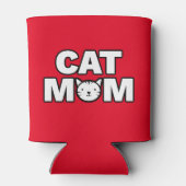 キャットママクーラーボックス（赤） 缶クーラー (裏面)