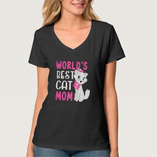 キャットママデザイン Tシャツ (正面)