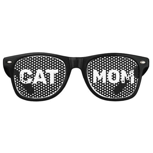 キャットママノベルティサングラスシェード レトロサングラス (正面)