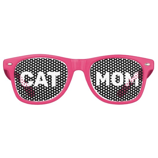 キャットママノベルティサングラスシェード レトロサングラス (正面)