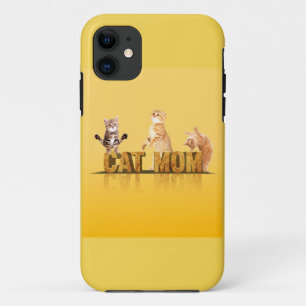 キャットマママギフト ネコのママムシャツ 猫好きプレゼント iPhone 11 ケース