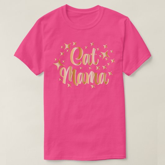 キャットママ Tシャツ (デザイン正面)