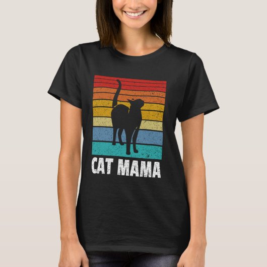キャットママ Tシャツ (正面)