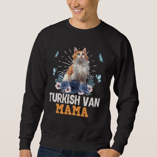 キャットママTURKU VAN MOMMY TURKAN CAT MOM TURK スウェットシャツ (正面)