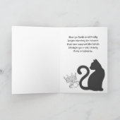 キャットマムシックおもしろいミニマリスト大学 カード (内部)