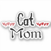 キャットマムステッカー シール (正面)