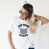 キャットマムヴィベスレトロヴィンテージキャットマム Tシャツ