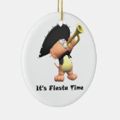 キャットマリアチブラックフィエスタタイム セラミックオーナメント (右)