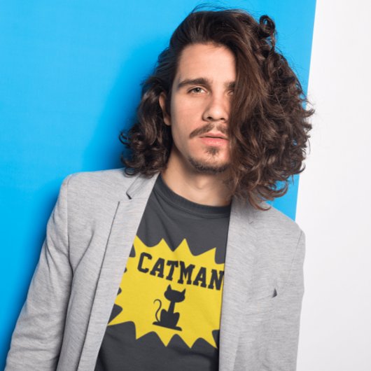 キャットマンキャットパパメンズシャツTシャツ Tシャツ