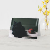 キャットマンゴーカード カード (黄色い花)