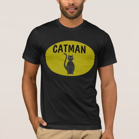 キャットマンパパTシャツティー Tシャツ (正面)