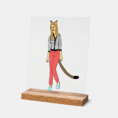 キャットマン アクリルサイン (傾斜)