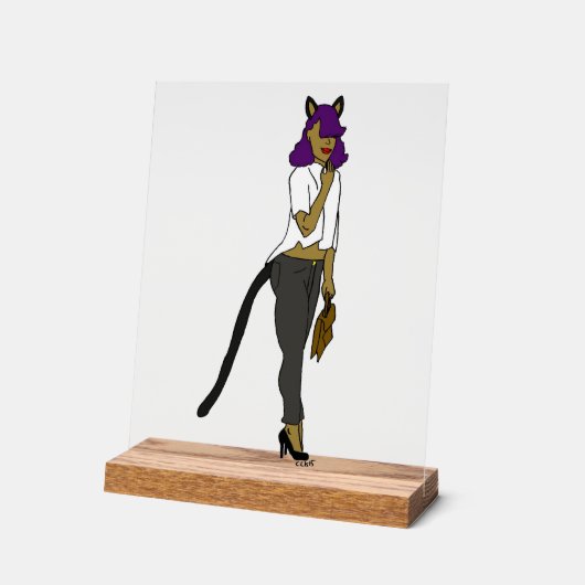 キャットマン アクリルサイン (傾斜)