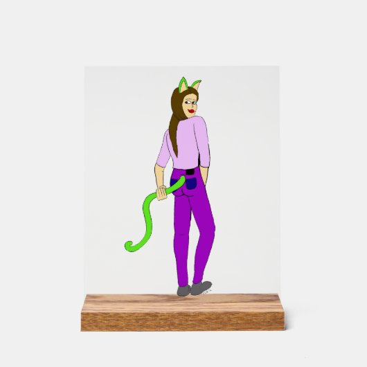 キャットマン アクリルサイン (正面)