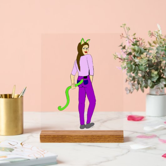 キャットマン アクリルサイン (ウェディング)