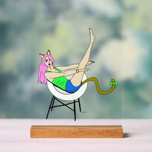 キャットマン アクリルサイン (ニュートラル)