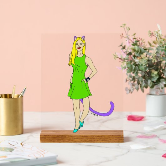 キャットマン アクリルサイン (ウェディング)