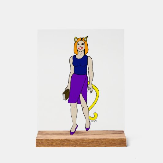 キャットマン アクリルサイン (正面)