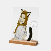 キャットマン アクリルサイン (傾斜)