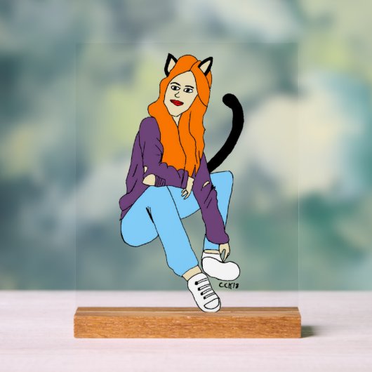 キャットマン アクリルサイン (ニュートラル)