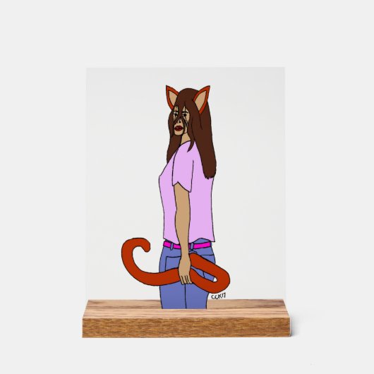 キャットマン アクリルサイン (正面)