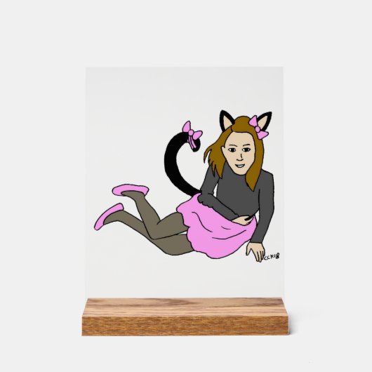 キャットマン アクリルサイン (正面)