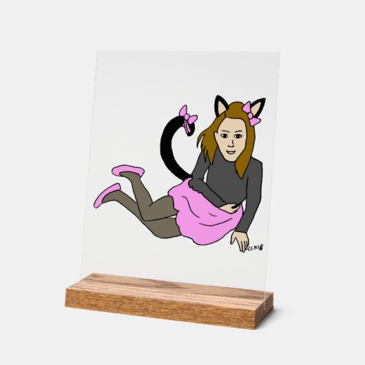 キャットマン アクリルサイン (傾斜)