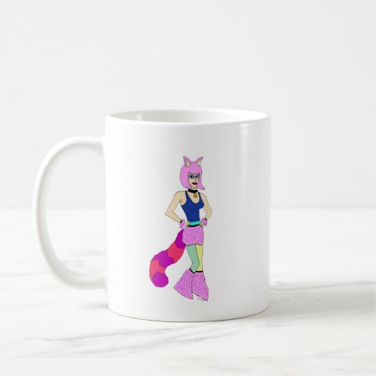 キャットマン コーヒーマグカップ (左)