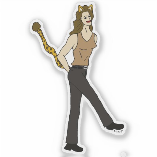 キャットマン シール (正面)