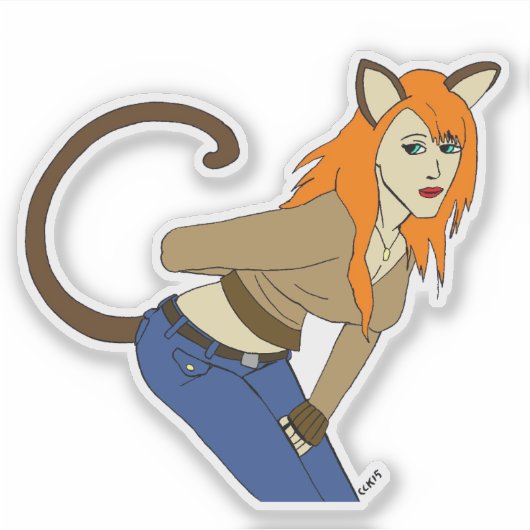 キャットマン シール (正面)