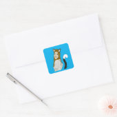 キャットマン スクエアシール (封筒)