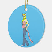 キャットマン セラミックオーナメント (左)