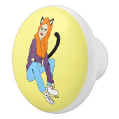 キャットマン セラミックノブ (右)