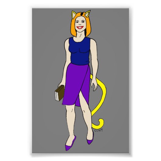 キャットマン フォトプリント            (正面)