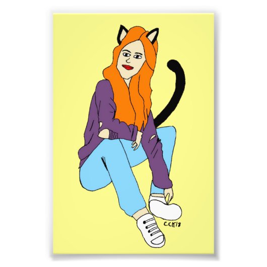 キャットマン フォトプリント            (正面)