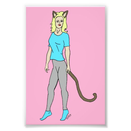 キャットマン フォトプリント            (正面)